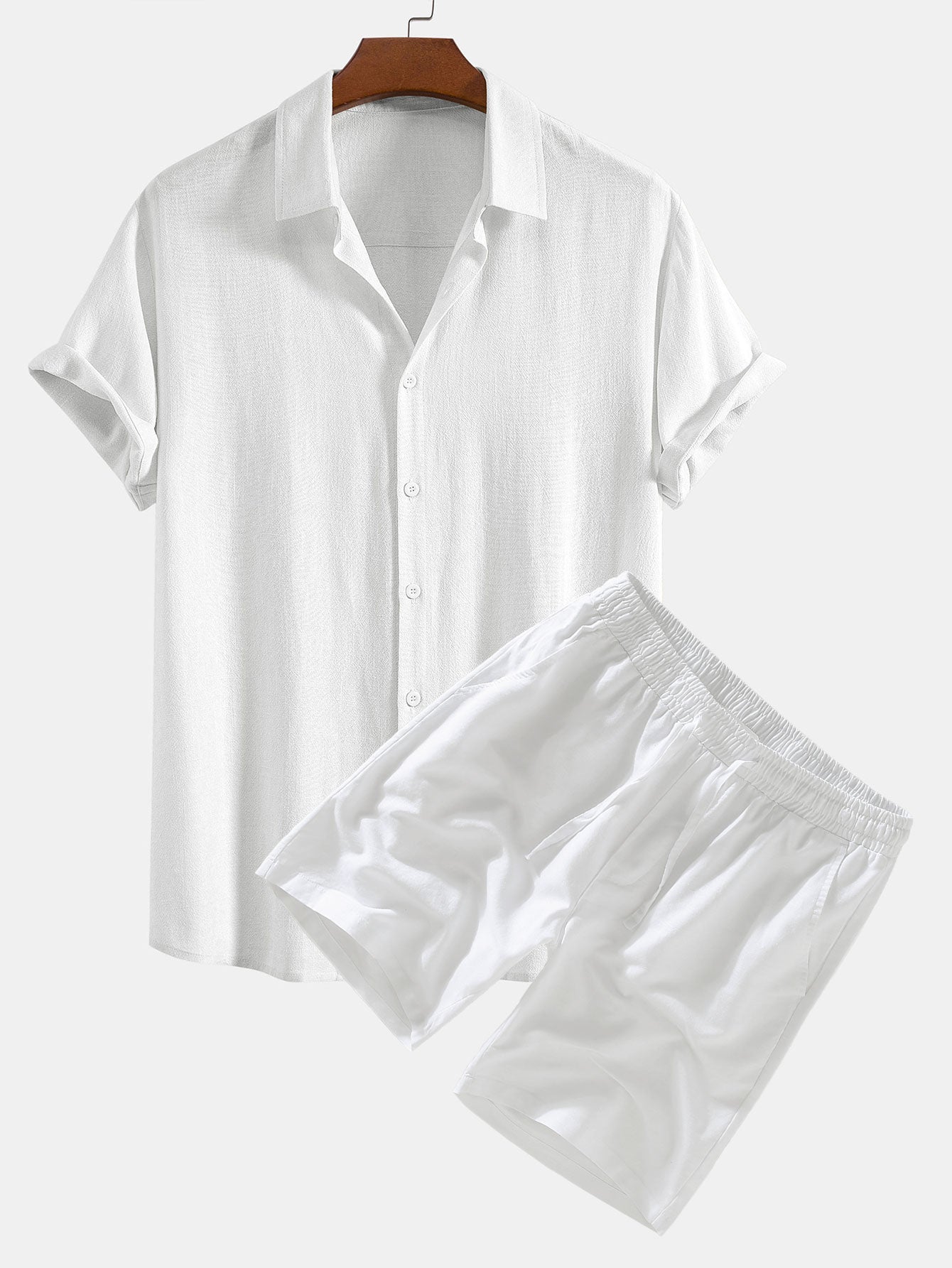 Linnen Set Korte Broek