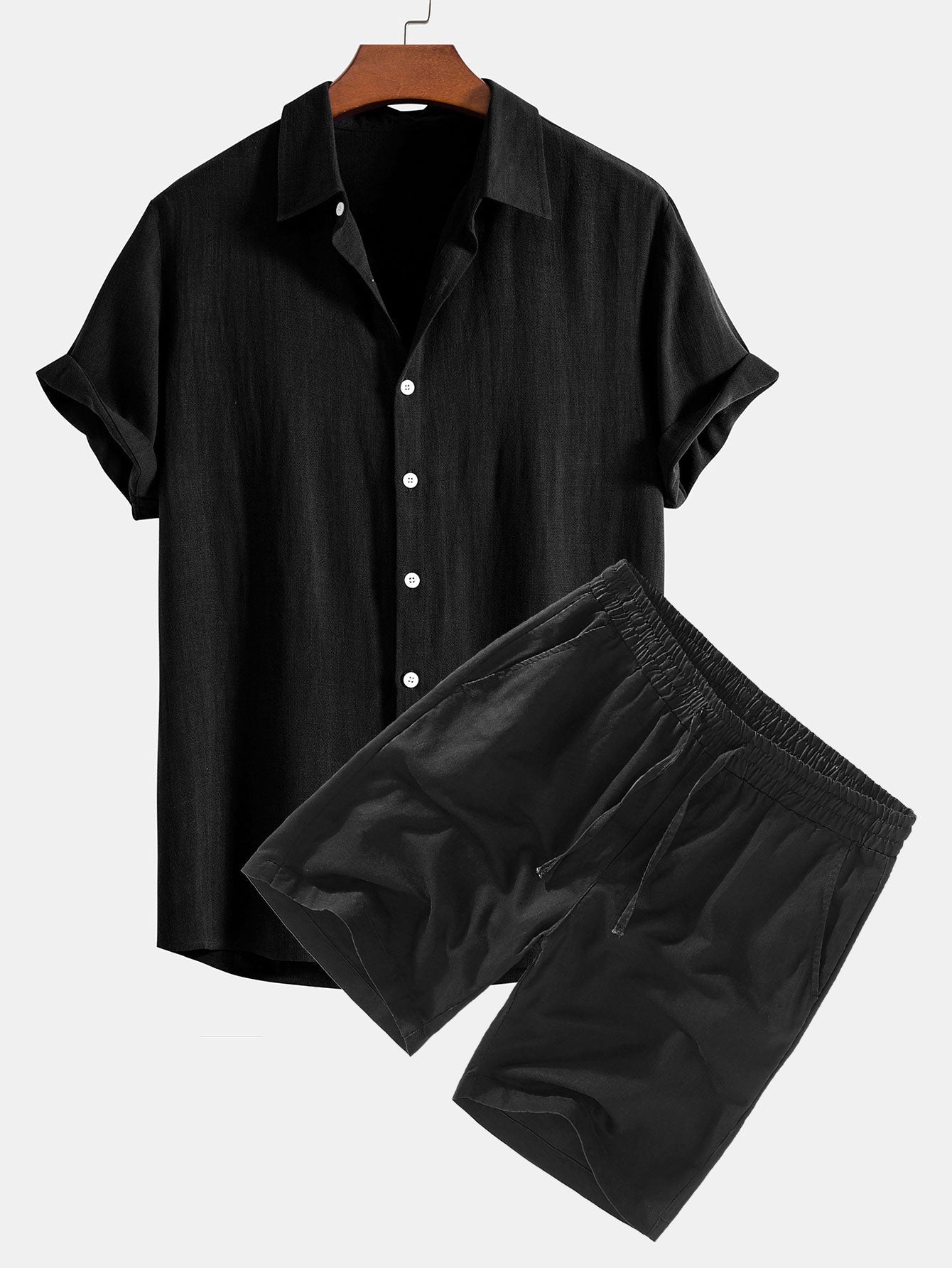 Linnen Set Korte Broek