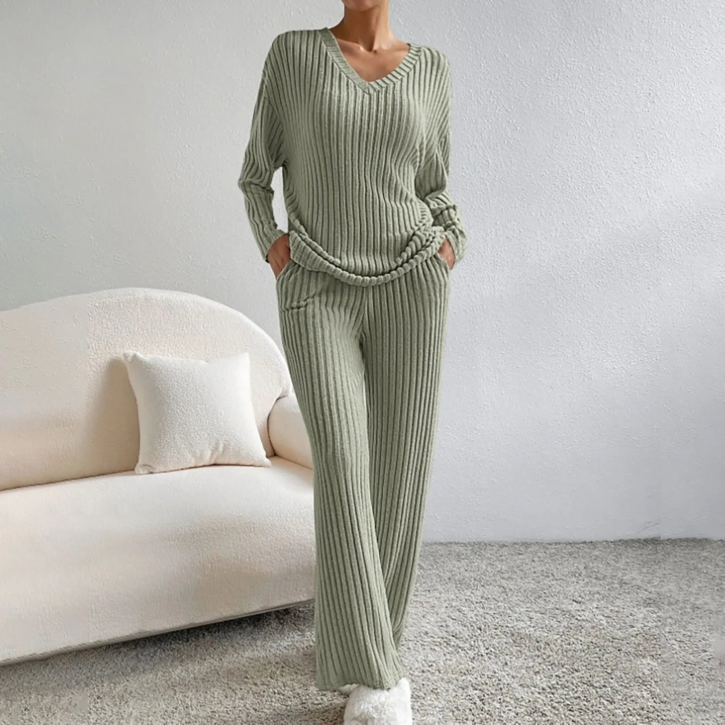 Tweedelige Gebreide Kleding