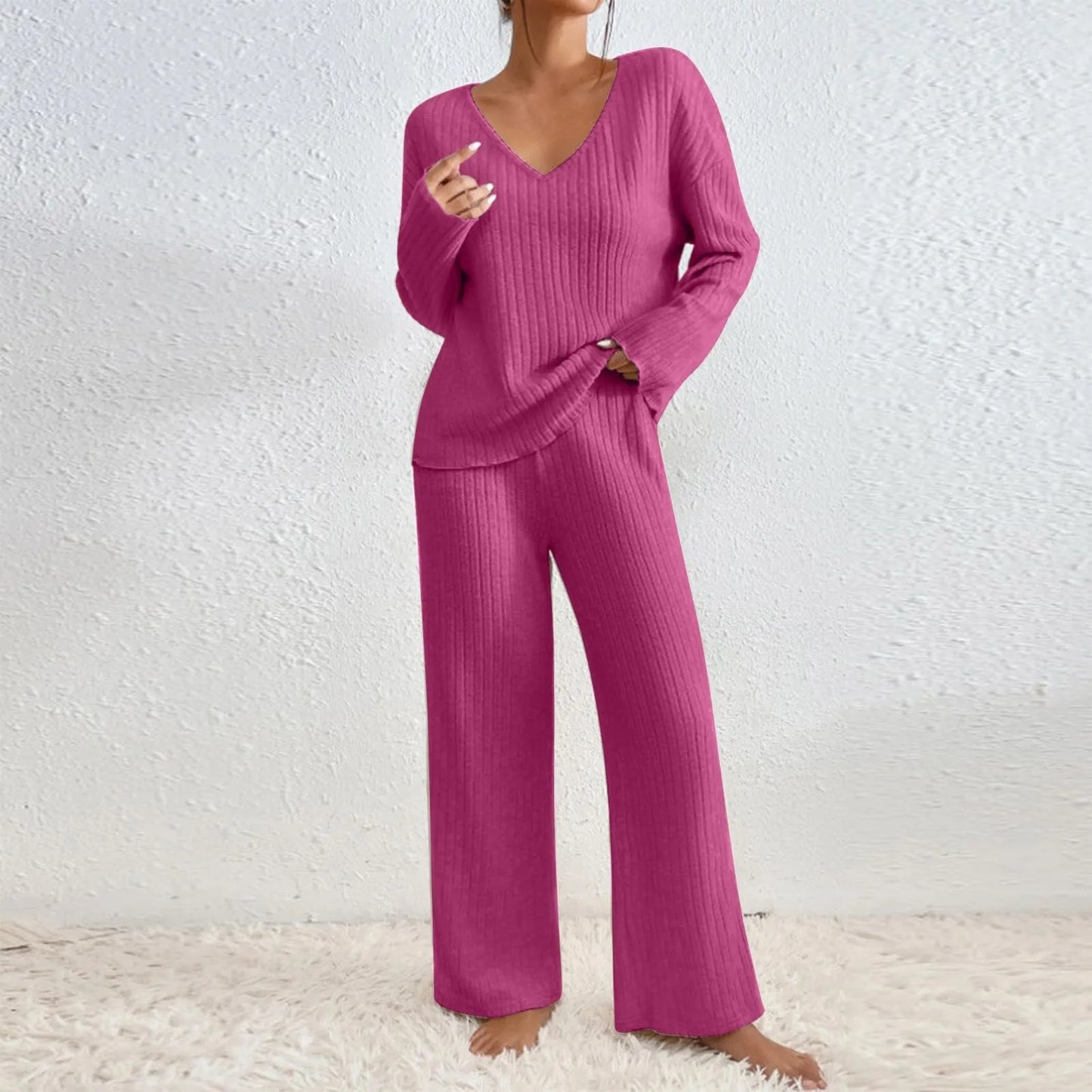 Tweedelige Gebreide Kleding