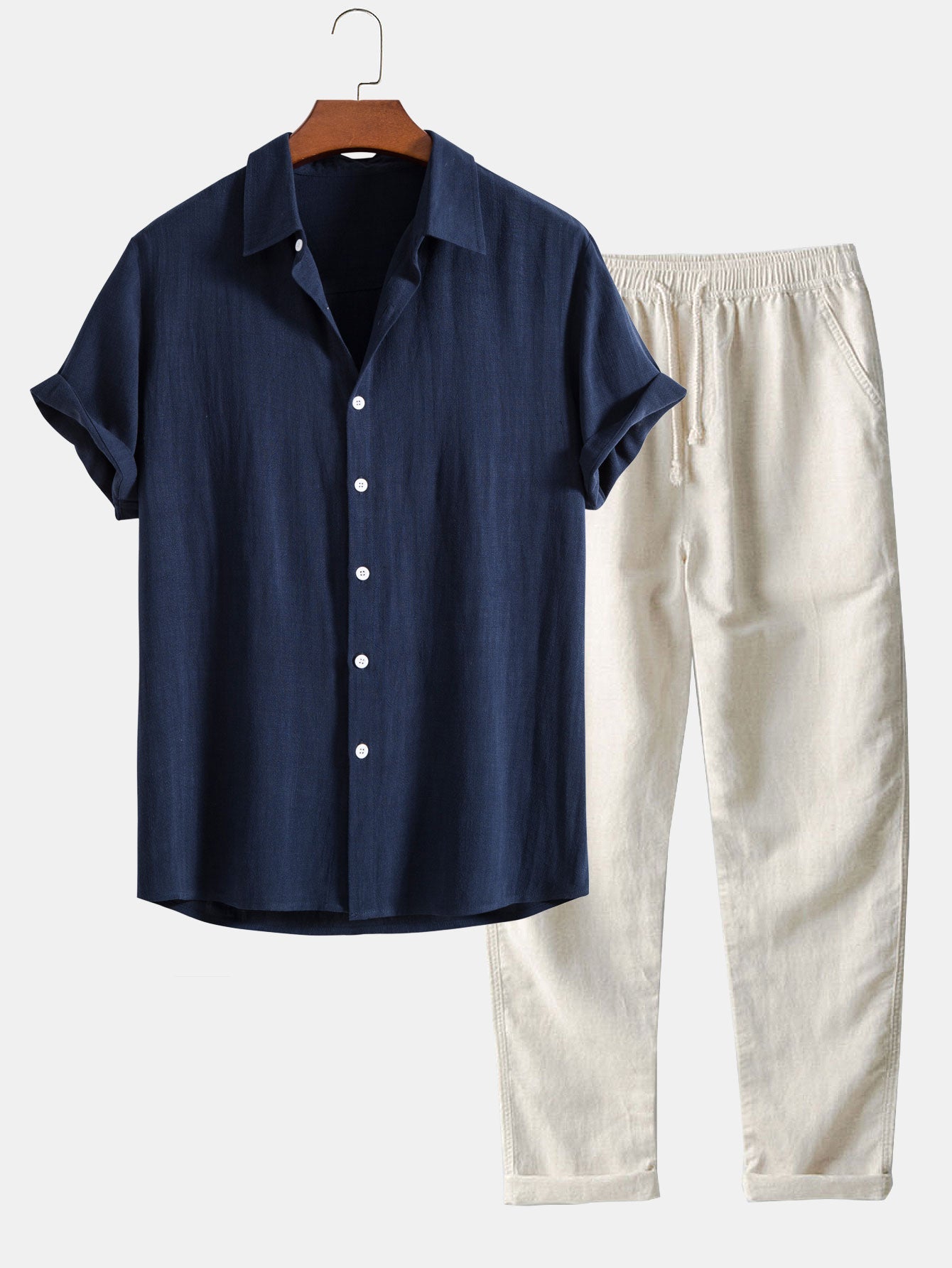 Linnen Set Lange Broek
