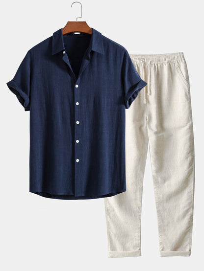 Linnen Set Lange Broek