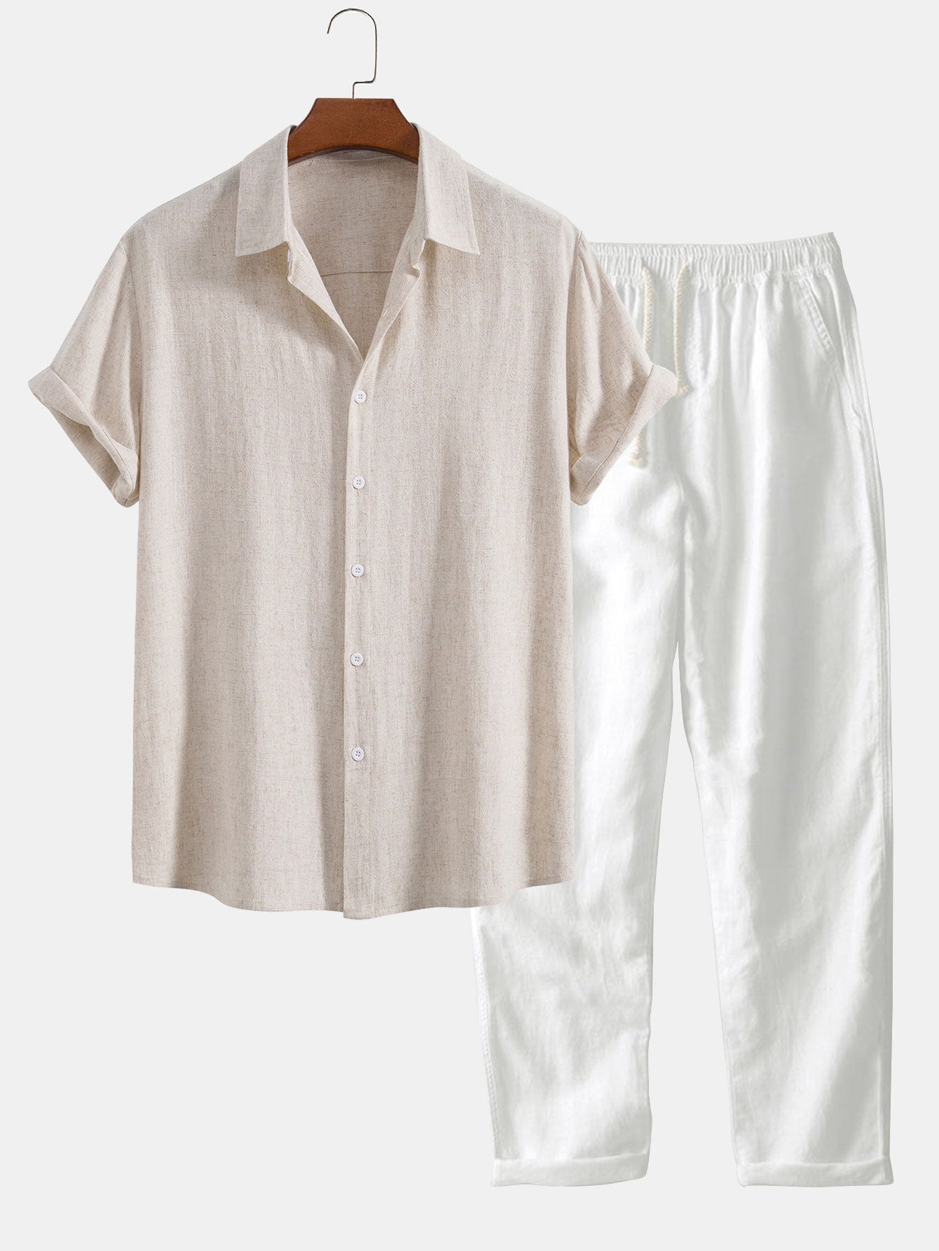 Linnen Set Lange Broek
