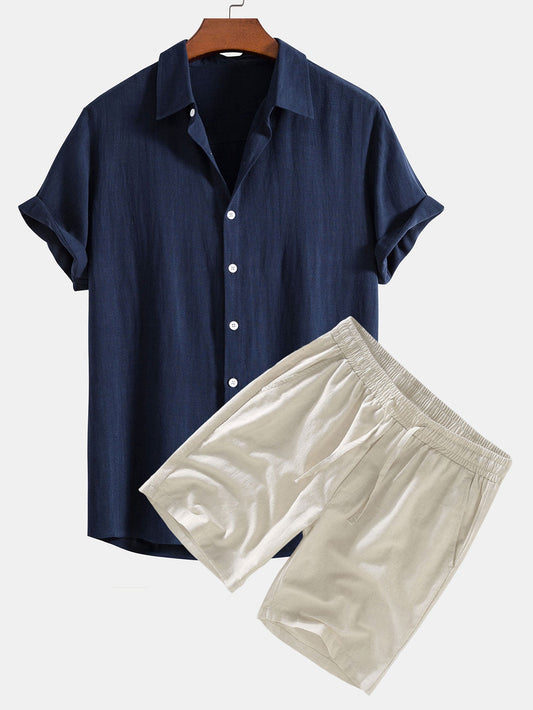 Linnen Set Korte Broek