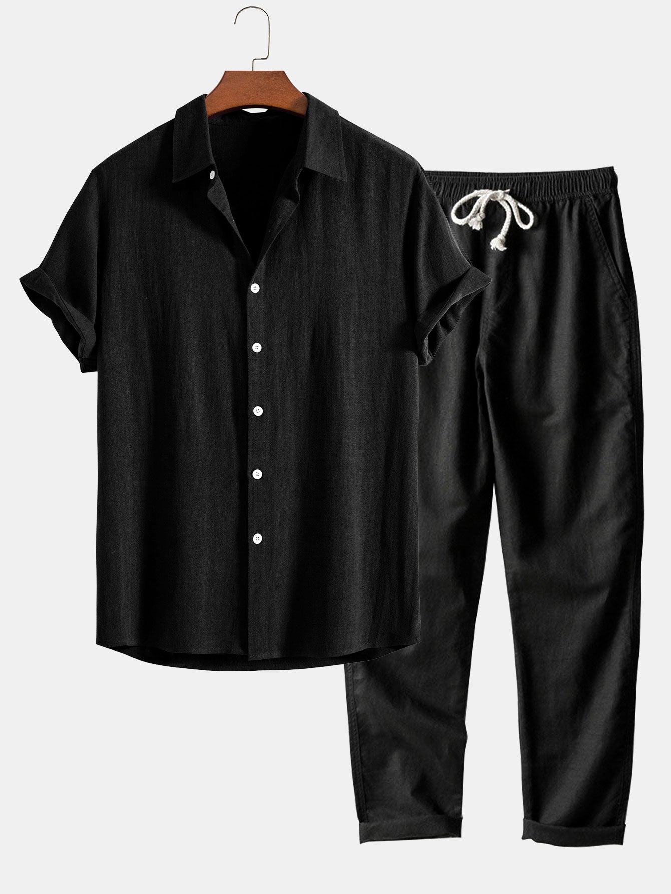 Linnen Set Lange Broek