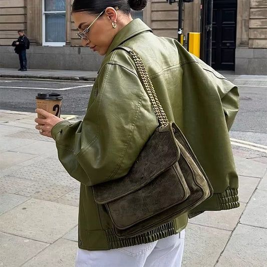 Oversized Leren Jas